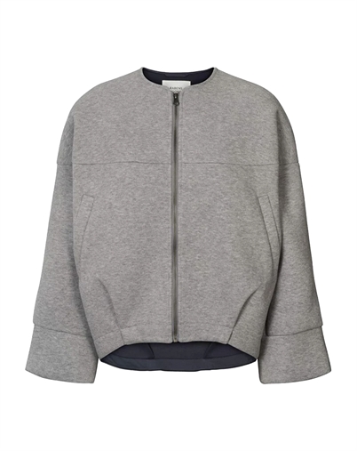 Rabens Saloner - Glod Varsity Jacke - Grey Melange